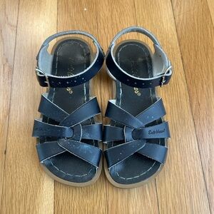 Navy Salt Water Sandals size 11